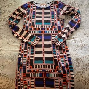 Mara Hoffman fitted dress knee length size small NEW WITH TAGS